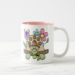Tasse 2 Couleurs T-shirts et cadeaux de tortue de printemps