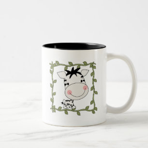 Tasse 2 Couleurs T-shirts et cadeaux de zèbre de bébé