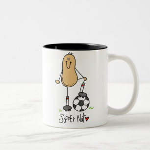 Tasse 2 Couleurs T-shirts et cadeaux d'écrou du football