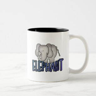 Tasse 2 Couleurs T-shirts et cadeaux d'éléphant