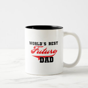Tasse 2 Couleurs T-shirts et cadeaux du meilleur futur papa du mond