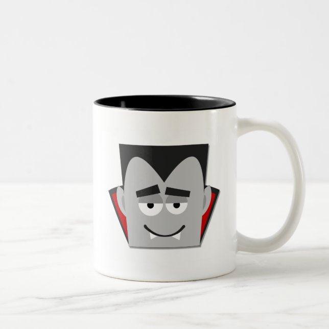 Tasse 2 Couleurs T-shirts et cadeaux Halloween Dracula (Droit)