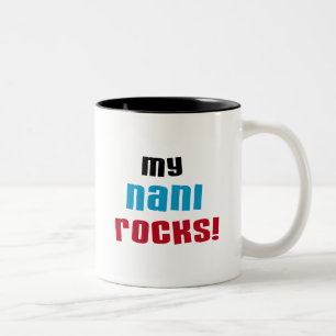 Tasse 2 Couleurs T-shirts et cadeaux My Nani Rocks