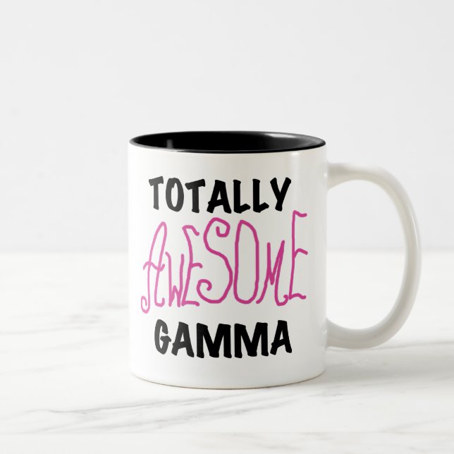 Tasse 2 Couleurs T-shirts et cadeaux roses gamma totalement (Droit)