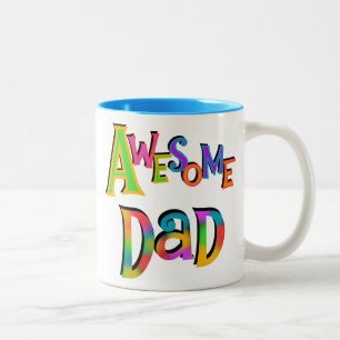 Tasse 2 Couleurs T-shirts et cadeaux superbes papa