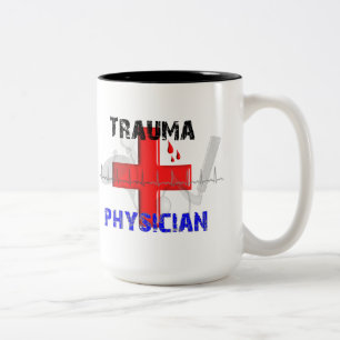 Tasse 2 Couleurs T-shirts et cadeaux uniques de médecin de