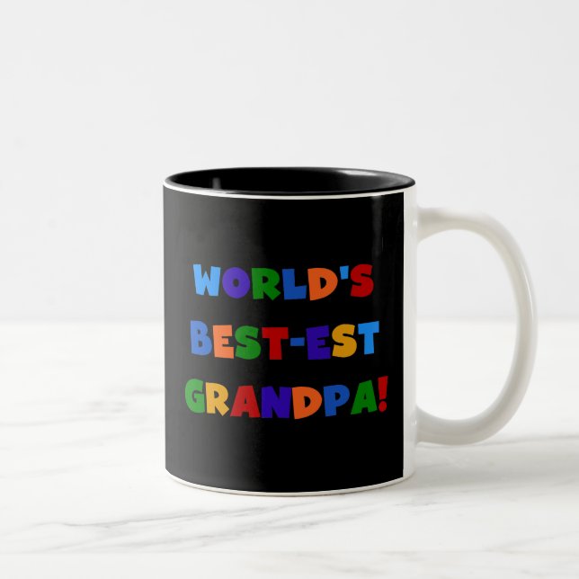 Tasse 2 Couleurs T-shirts lumineux de couleurs de grand-papa du (Droit)