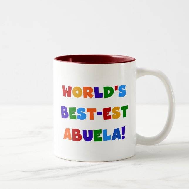 Tasse 2 Couleurs T-shirts lumineux de couleurs du Meilleur-est (Droit)
