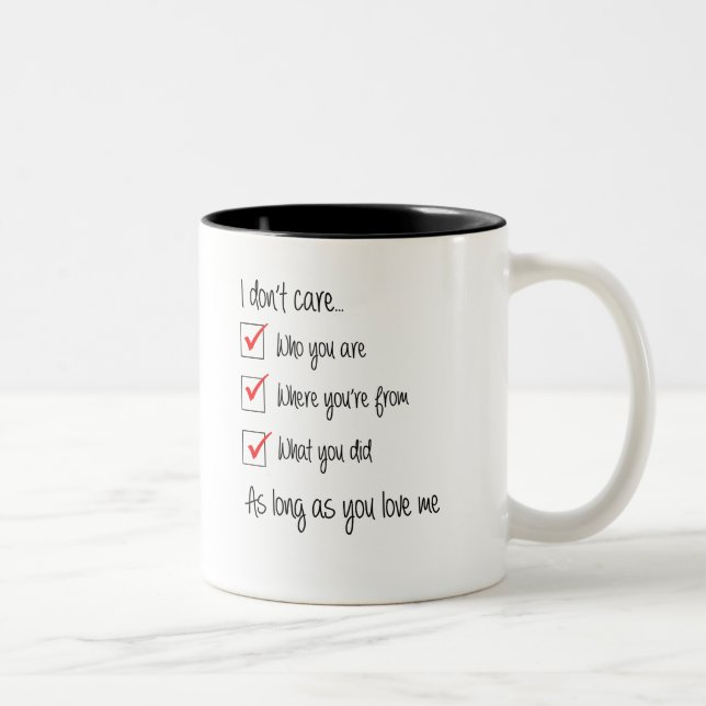 Tasse 2 Couleurs tant que tu m'aimes (Droit)