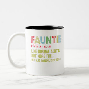 Tasse 2 Couleurs Tante de Fauntie