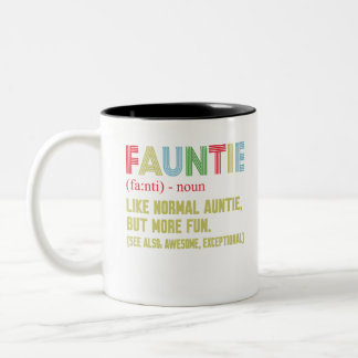 Tasse 2 Couleurs Tante de Fauntie