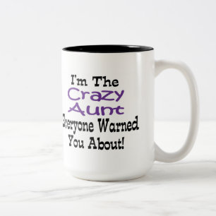Tasse 2 Couleurs Tante folle