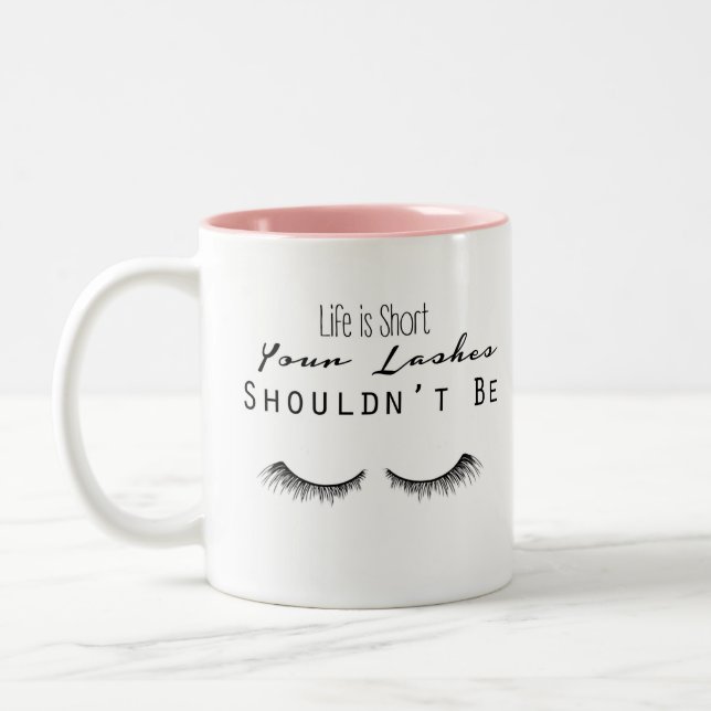 Tasse 2 Couleurs Tapis de maquillage Eyelash (Gauche)