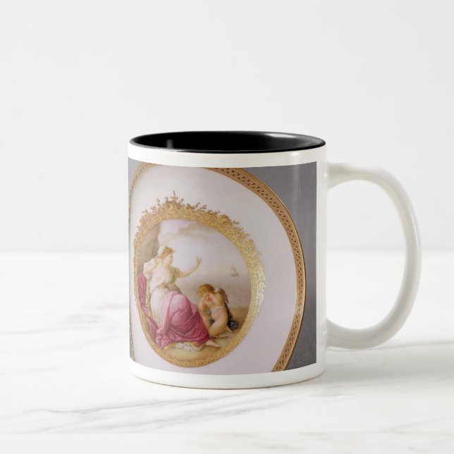 Tasse 2 Couleurs Tasse, couverture et soucoupe de Meissen (Droit)