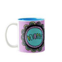 Tasse-Devorah juive de café de cadeau