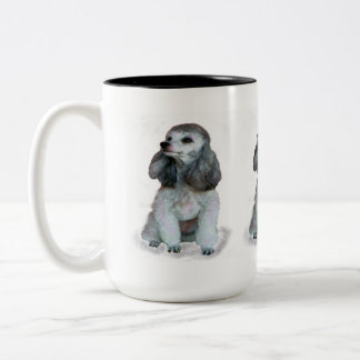 TASSE 2 COULEURS "TASSE FRANÇAISE DE CANICHE "