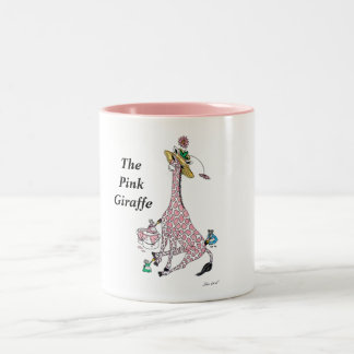 Tasse 2 Couleurs Tasses, girafe rose