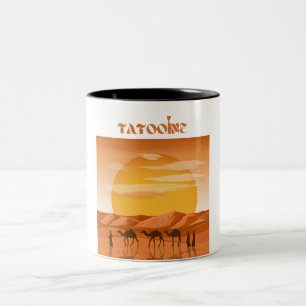 Tasse 2 Couleurs Tatooine Sunset Mug, Men's & Women's mug, camel