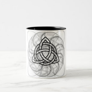 Tasse 2 Couleurs Tatouage tribal de Triquetra