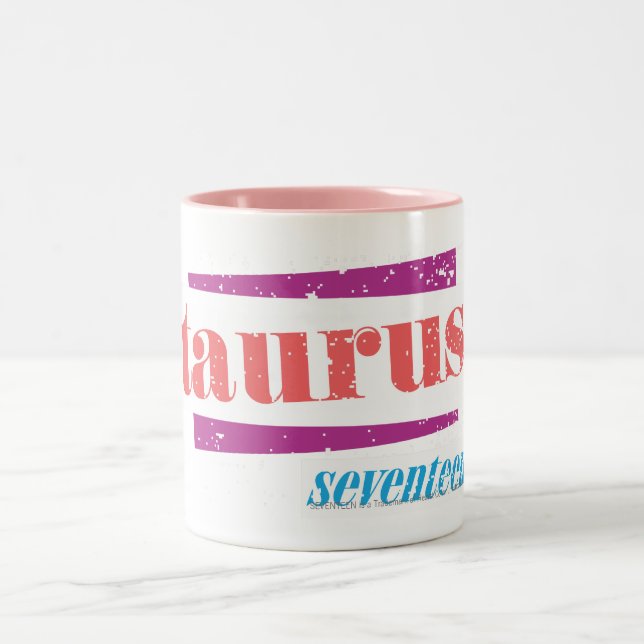 Tasse 2 Couleurs Taureau LtPink (Centre)