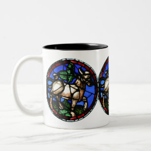 Tasse 2 Couleurs Taurus Zodiac Vitrail Notre-Dame de Paris Mg