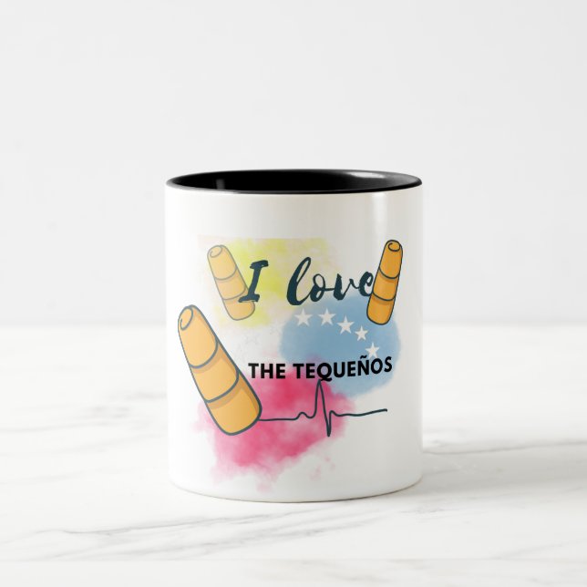 Tasse 2 Couleurs taza con motivo tradicional aperitivo venezolano  (Centre)