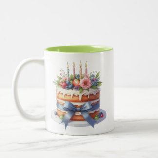 Tasse 2 Couleurs Taza de cumpleaños 