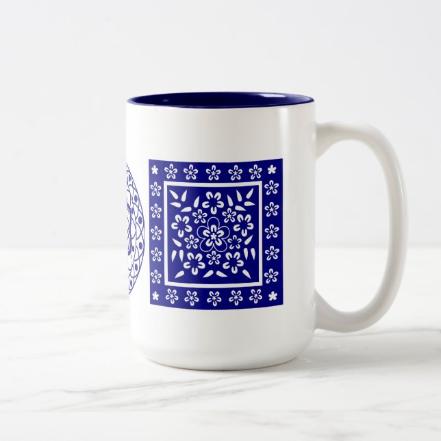 Tasse 2 Couleurs taza Puebla1 (Droit)