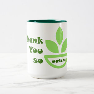 Tasse 2 Couleurs Tea vert : Merci So Matcha