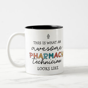 Tasse 2 Couleurs Technicien en pharmacie Awesome Technologie en pha