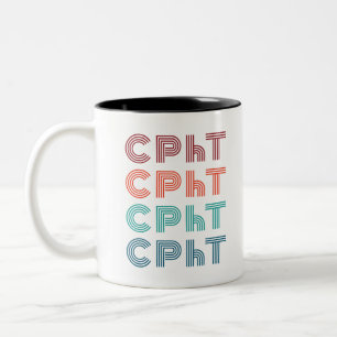 Tasse 2 Couleurs Technicien en pharmacie certifié CPhT Pharma Tech