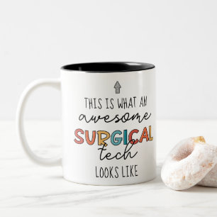 Tasse 2 Couleurs Technologue Chirurgiste Drôle Chirurgie OU Cadeaux