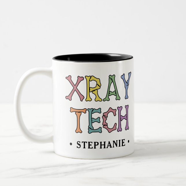 Tasse 2 Couleurs Technologue spécialisé en radiographie Xray Tech (Gauche)