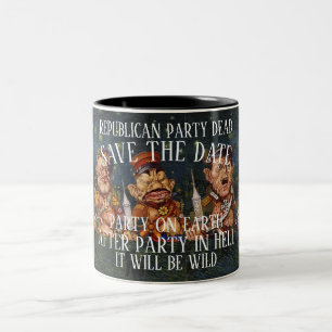 TASSE 2 COULEURS TEE ÉLECTION VOTE PARTI DHS CBP ICE TSA DÉMOCRATE