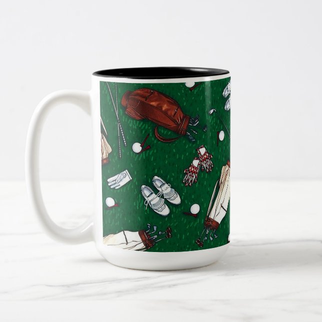 Tasse 2 Couleurs Tee Time Golf (Gauche)