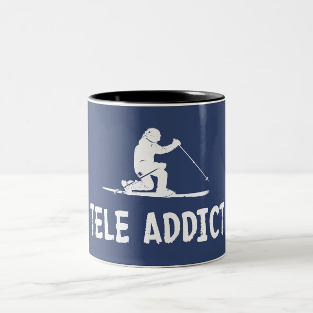 Tasse 2 Couleurs Tele Addict (Centre)