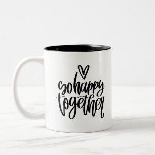Tasse 2 Couleurs Tellement heureux ensemble