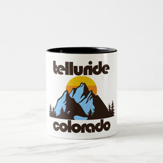 Tasse 2 Couleurs Telluride, Colorado (Centre)
