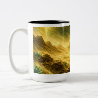 Tasse 2 Couleurs Tempête de sable sur la planète jaune