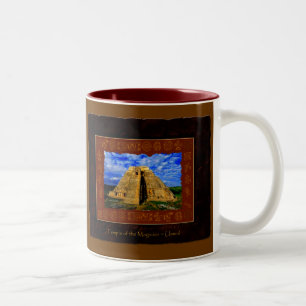 Tasse 2 Couleurs Temple du Magicien Mayan cadeau article