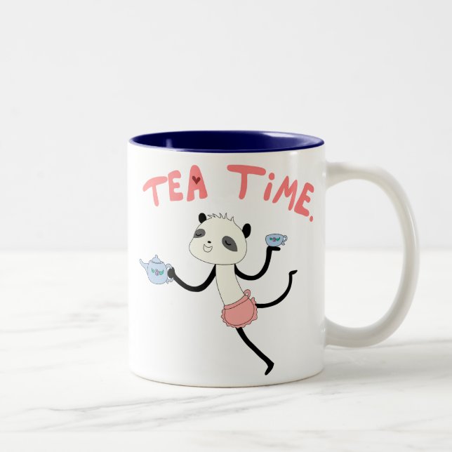 Tasse 2 Couleurs Temps de thé (Droit)