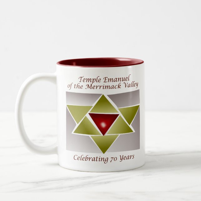 Tasse 2 Couleurs TEMV soixante-dixième (Gauche)