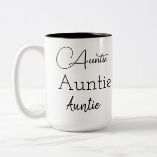 Tasse 2 Couleurs Tendance moderne Tante