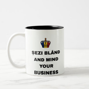 TASSE 2 COULEURS TENEZ-VOUS TRANQUILLE ET OCCUPEZ-VOUS DE VOS AFFAI