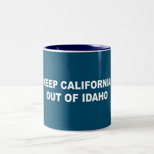 Tasse 2 Couleurs Tenir La Californie Hors De L'Idaho (Centre)