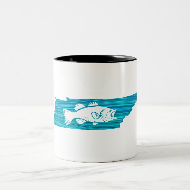 Tasse 2 Couleurs Tennessee Wave Fishing (Centre)