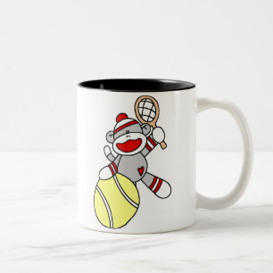 Tasse 2 Couleurs Tennis de singe de chaussette