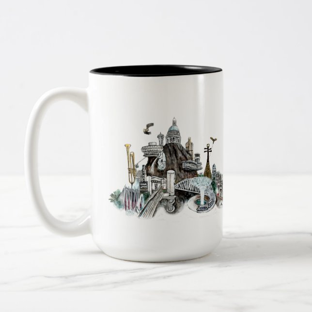 Tasse 2 Couleurs Terrain de jeu de Singapour (Gauche)