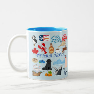 Tasse 2 Couleurs Terre-Neuve Terre-Neuve