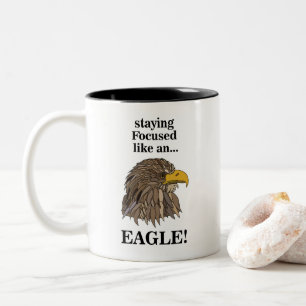 Tasse 2 Couleurs Tête d'Aigle Royal